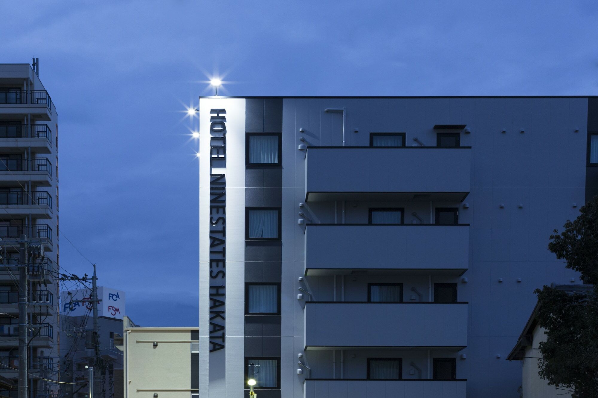 Hotel Ninestates Hakata Fukuoka  Exteriör bild